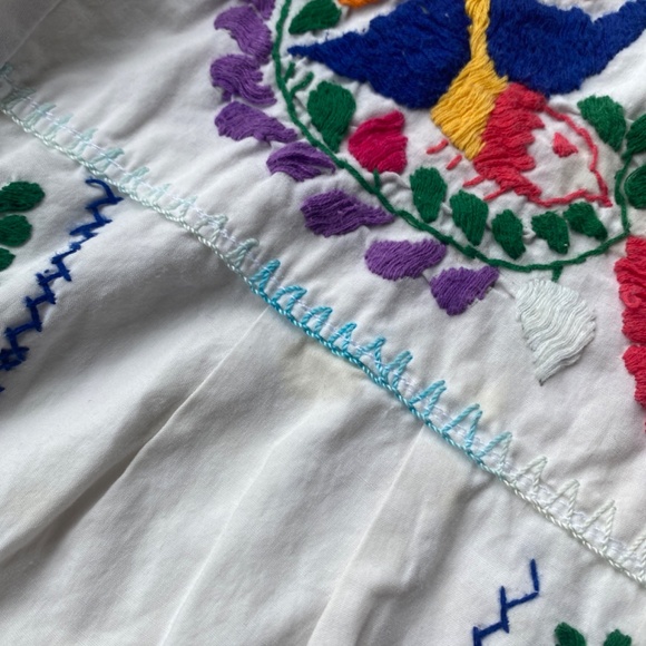 Vintage Hand Embroidered Girls Dress - Picture 6 of 7